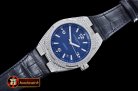 VACH. CONSTANTINE Overseas Ref.47074 Diams SS/LE Blue MY8215 Mod
