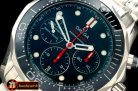 Replica Omega Seamaster Pro 300M Chrono SS/SS Blue A-7750