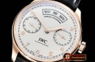 IWC Portugieser Annual Cal IW503502 RG/LE Wht ZF A52850
