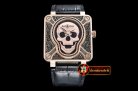 Bell & Ross BR01 2016 Burning Skull Ltd Ed RG/LE Black Asia 23J