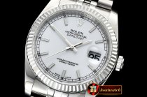 Rolex Datejust DJ 36mm Jub Flt 904L SS/SS Pearl White ARF A3135 Mod