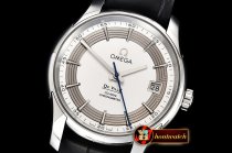 Omega De Ville Men's Co-Axial SS/LE White/Stick VSF A8500