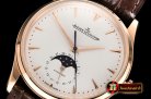 JAEGER LE COULTRE Master Ultra Thin Moonphase RG/LE White GF 1:1 MY9015