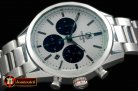 TAG0260D - Carrera CH 80Anni Chrono SS/SS White/Blue Jap OS20