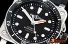 Bell & Ross BR03-92 42mm Diver SS/RU Black/Stk 1:1 Miyota 9015