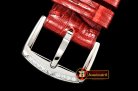 Franck Muller Long Island Ld 952QZ DIAM/SS/LE (Red) Wht GF Swiss Qtz