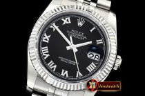 Rolex Datejust DJ 36mm Jub Flt 904L SS/SS Blk/Rmn ARF A3135 Mod