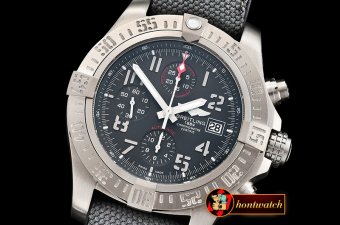 Breitling Avenger 2017 Chronograph TI/NY Grey/Num GF A7750 Mod