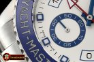 Rolex YachtMaster II Blue SS/SS White BP Asia 2813 Mod