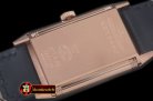 JL078F - Reverso Classique RG/LE Black Num/Stk Jap Qtz