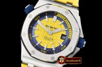 Audemars Piguet Royal Oak Diver SS/RU Yellow JF MY9015 Mod A3120