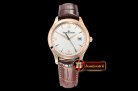 Jaeger Le Coultre Master Control Date 1548420 RG/LE White ZF Asia 23J Mod