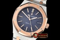 Audemars Piguet Royal Oak 15400 RG/SS Blue OMF 1:1 MY9015 Mod 3120