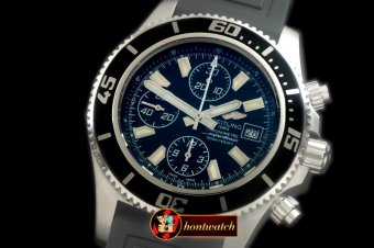 Best Replica Breitling Superocean Abyss 44 SS/RU Blk/Wht A-7750
