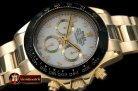 Replica Rolex Daytona 116528 YG/YG White Num A-7750 Sec@6