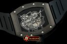 RM076F - RM055 Bubba Watson Tourbillon CER/PVD/RU Custom Skeleto