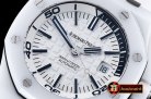 Audemars Piguet Royal Oak Diver 15707 Wht CER/RU White BP SP MY9015 Mod