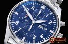 IWC 3777 Pilot Chrono SS/SS Blue "Le Petit" V2 ZF A7750