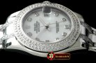 ROLMP016A - 2-Diam Bez SS MOP Wht/Diam Asian Eta 2824