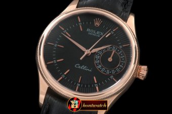 ROLCEL066C - 2014 Cellini Date RG/LE Black Asia 2813