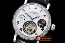 Patek Philippe MoonPhase PR Tourb Diam SS/LE Wht - Asia HW Tourb