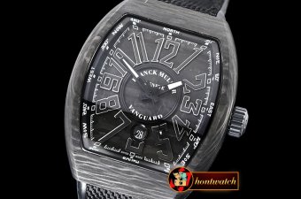 Franck Muller Vanguard Mens FC/NY/RU Black/Num Black Asia 23J