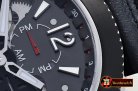 JAEGER LE COULTRE AMVOX3 Tourbillon GMT SS/LE Black/Wht Asia 23J