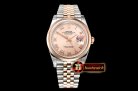 Rolex DateJust 36mm Jub Dome RG/SS Rose/Rmn BP A2813