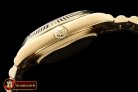 Rolex DayDate 40mm Flt YG/YG Pearl Wht Roman BP Swiss 2836