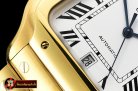 Cartier Santos De Cartier 2018 Mens XL YG/YG Wht BVF MY9015
