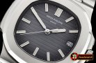 Patek Philippe Nautilus Mens 40mm SS/SS Grey Sticks PF Miyota 90