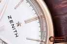 ZEN021C - El Primero Chronograph Classic RG/LE White A7750