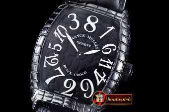 Replica Franck Muller FM Crazy Hours Jumbo Blk/Wht CER/LE Colors