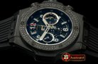 HUB0329B - Big Bang All Black Unico PVD/RU Skeleton Asian 7750