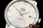 Omega De Ville Prestige Mens SS/SS White TWF Asia 2824