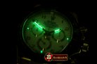 Replica Rolex Daytona 116528 YG/LE Wht Num A-7750 Sec@6
