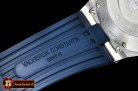 Vach. Constantine Overseas Dual Time Power Reserve SS/RU Blue TWA A1222