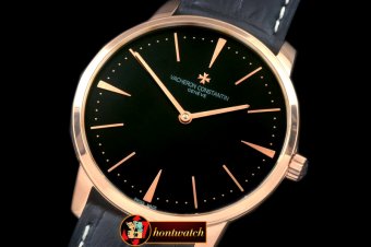 Replica Vach Constantine Patrimony RG/LE Black Jap Miyota 9015
