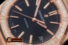 AP0326B - Royal Oak 15450 RG/RG Black AP 3120