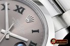 Rolex Datejust II DJ2 41mm Oyt Smt SS/SS Grey Roman BP Asia 2813