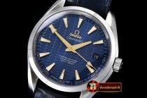 Replica Omega Aqua Terra W Oly SS/LE Blue/Gold JHF A2824 Mod8500