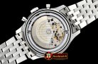 Breitling Chronoliner 46mm GMT Navi SS/SS Black/White Asia 7750