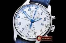 IWC IWC Pilot Chrono SS/SS White/Blue "BFI" L.E. ZF A7750