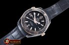 Omega Planet Ocean Deep Black RG/CER/RU Black BP A2836 Mod