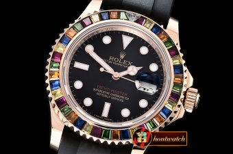 Rolex YachtMaster 40 116695SATS RG/RU Black BP Swiss 2836