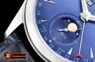 Jaeger Le Coultre Master Calendar Moonphase SS/LE Blue OMF MY9015 Mod