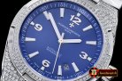 VACH. CONSTANTINE Overseas Ref.47074 Diams SS/SS Blue MY8215 Mod