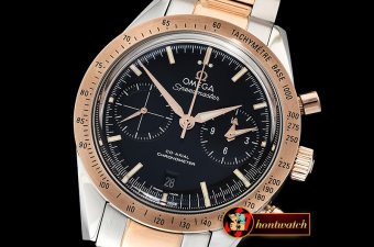 Omega SpeedMaster 57 Co-Axial RG/SS Black OMF A7750 9300