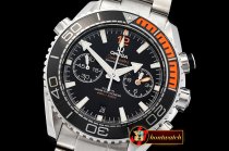 Omega P-Ocean Chrono Blk/Org SS/SS Black JHF A7750 Mod9900