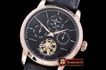 JAEGER LE COULTRE Master Complications Tourbillon RG/LE Black As
